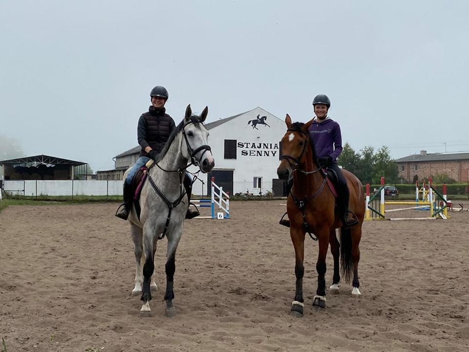 Noclegi Przy Stajni Senny - Horse Riding Łeba Buitenkant foto